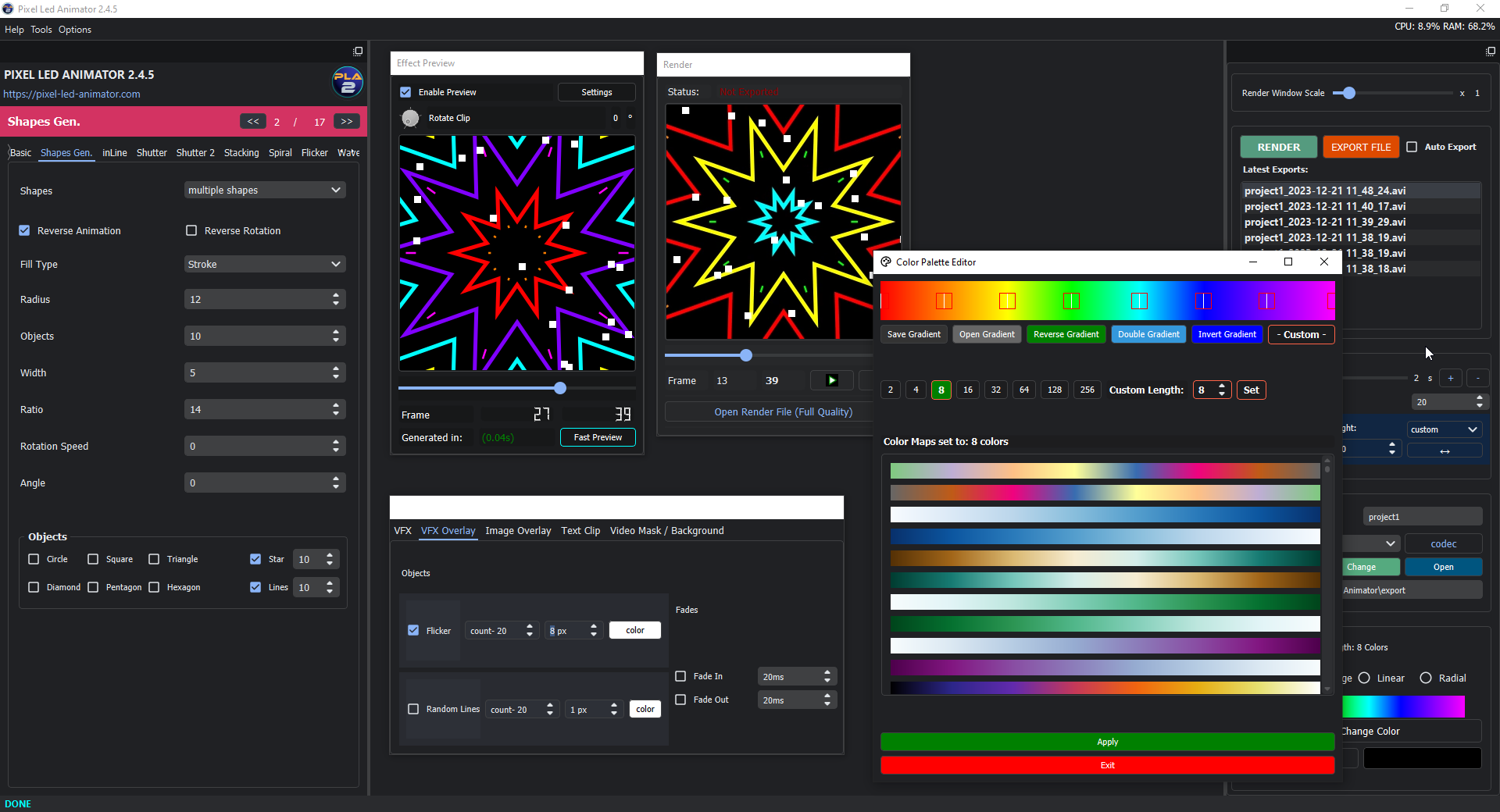 Creando Efectos Impresionantes para LEDs de Píxeles con Pixel LED Animator 2